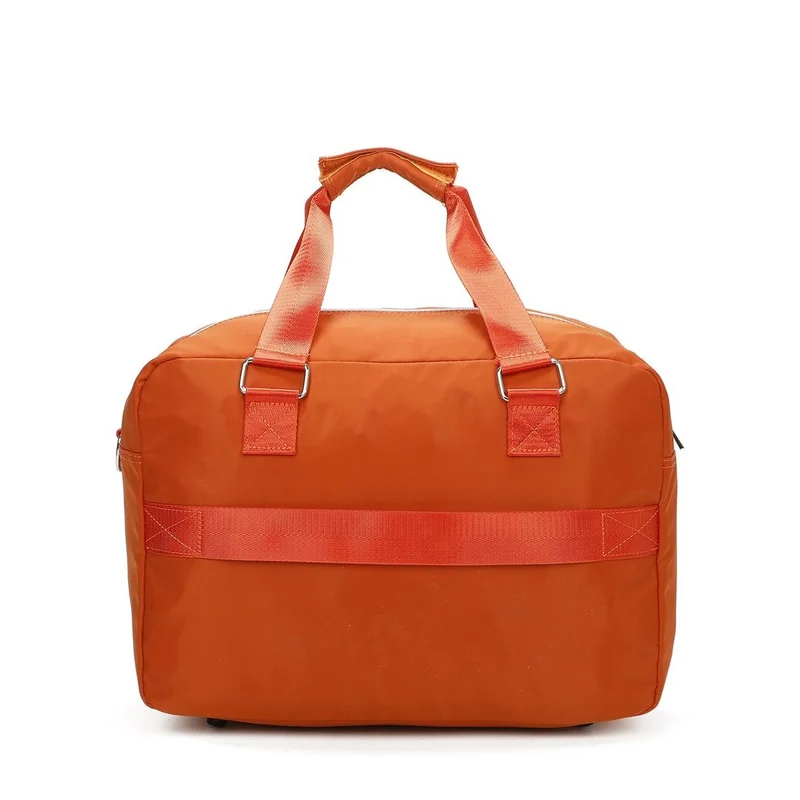 SET DE GREENWICH MALETA DE CABINA EXTENSIBLE BUDAPEST Y BOLSA DE VIAJE BUFON Naranja
