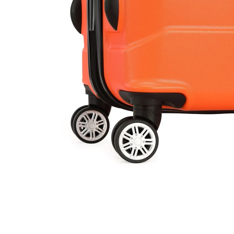 SET DE GREENWICH MALETA DE CABINA EXTENSIBLE BUDAPEST Y BOLSA DE VIAJE BUFON Naranja