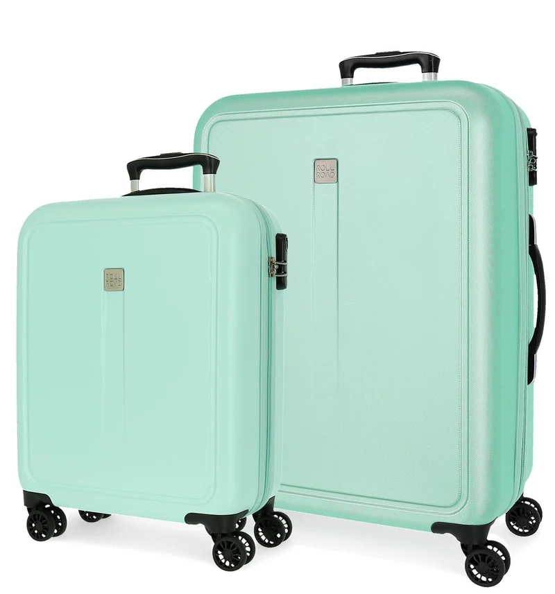 5069525 SET/2 TROLLEY ABS 55-68CM.4R.CAMBOYA TURQUESA