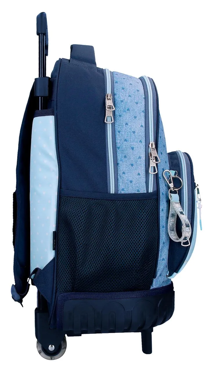 6822922 MOCHILA COMPACT 2R PJL NONI DENIM AZUL CLARO