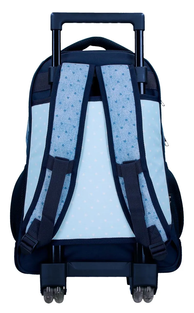 6822922 MOCHILA COMPACT 2R PJL NONI DENIM AZUL CLARO