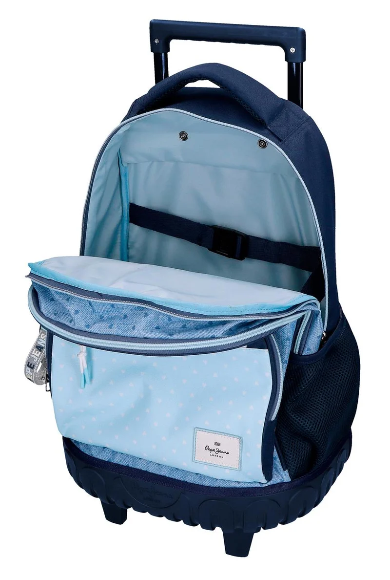 6822922 MOCHILA COMPACT 2R PJL NONI DENIM AZUL CLARO