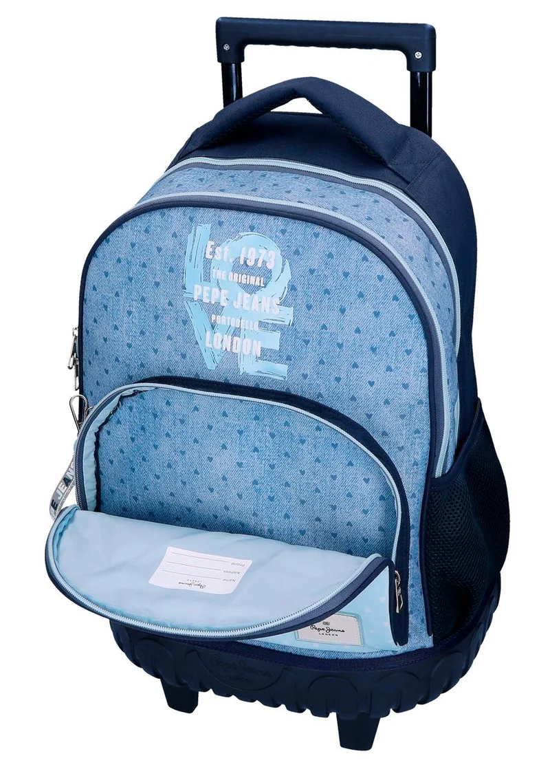 6822922 MOCHILA COMPACT 2R PJL NONI DENIM AZUL CLARO