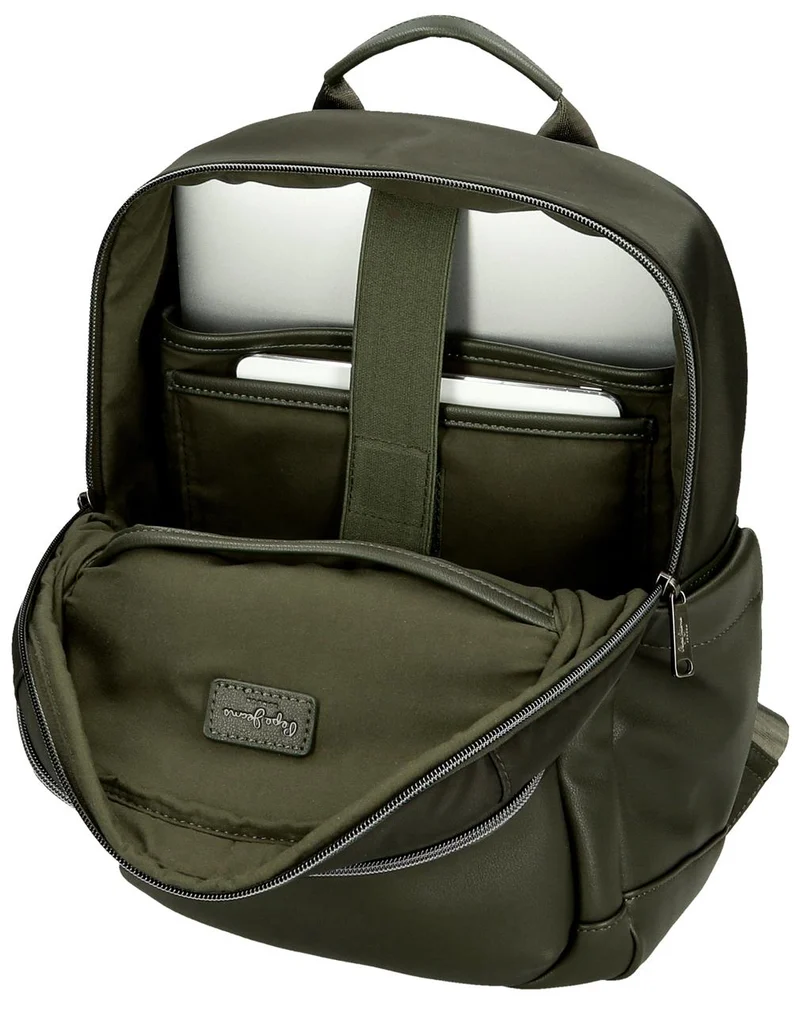 7092042 MOCHILA ADAP. PORTAORD. Y TABLET PJL CHRISTINE VERDE