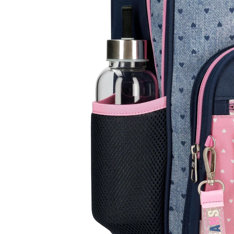 68222T1 MOCHILA ADAP. 40CM. 2C. C/CARRO PJL NONI DENIM