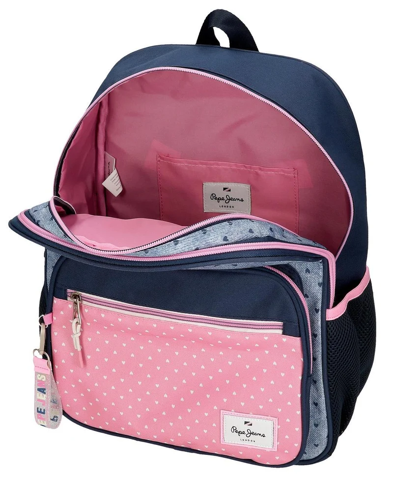 68222T1 MOCHILA ADAP. 40CM. 2C. C/CARRO PJL NONI DENIM