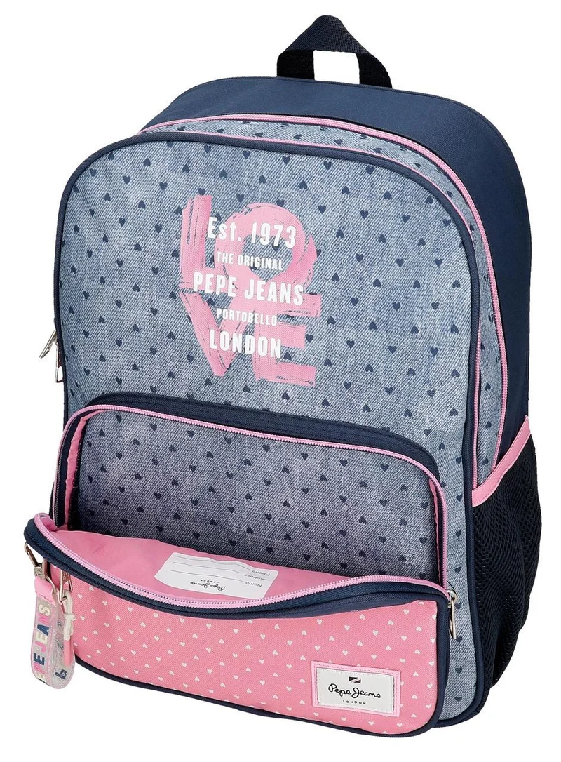 68222T1 MOCHILA ADAP. 40CM. 2C. C/CARRO PJL NONI DENIM
