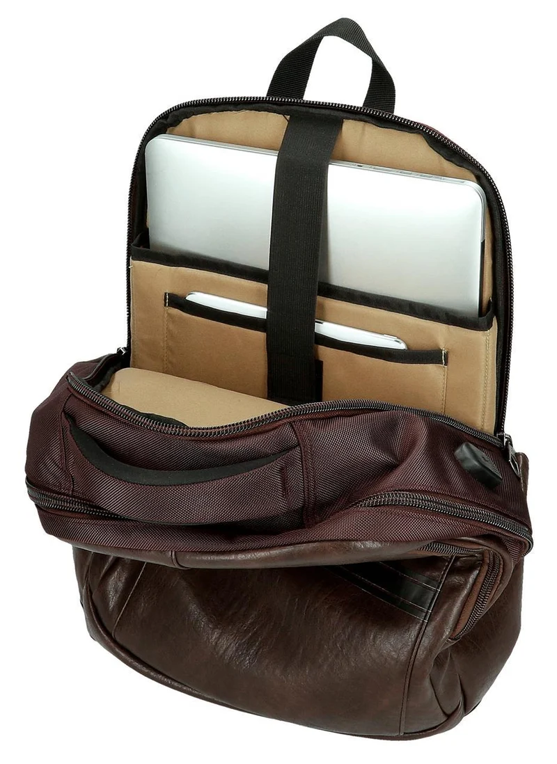 7812332 MOCHILA PORTAORDENADOR 2C.PJL HORLEY MARRON