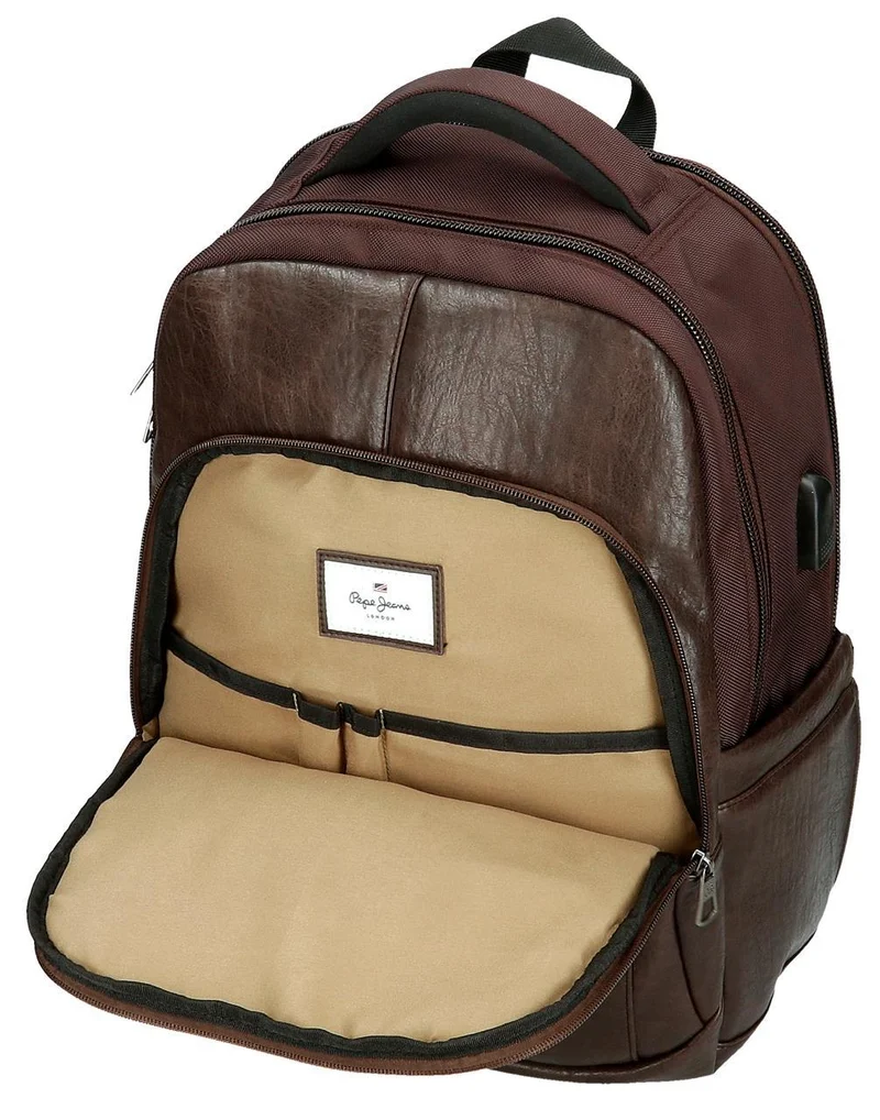 7812332 MOCHILA PORTAORDENADOR 2C.PJL HORLEY MARRON