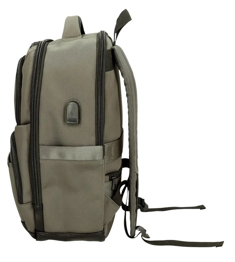 7782332 MOCHILA PORTAORDENADOR 2C.PJL LEIGHTON CAQUI