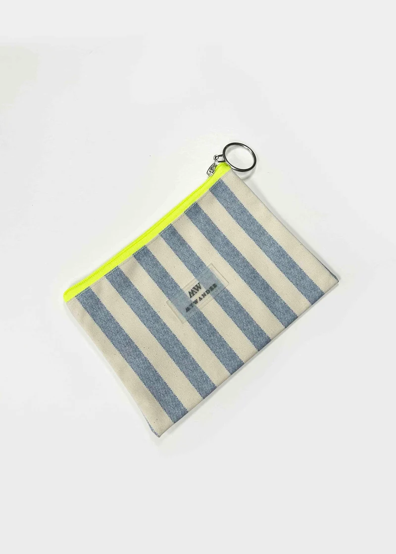 Estuche/monedero Navy Stripes