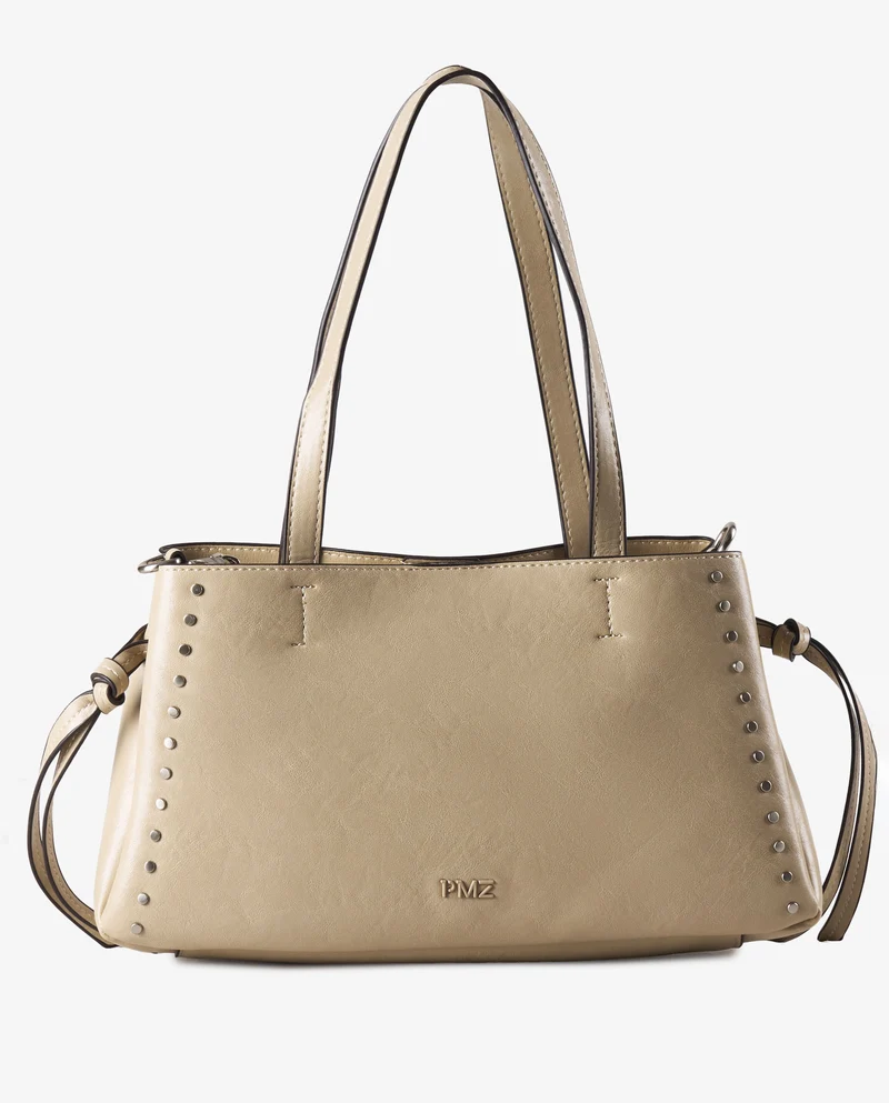 SHOULDER TACHUELAS BEIGE