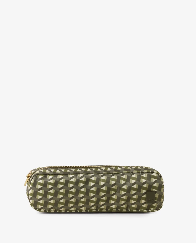 ESTUCHE NYLON PRINT VERDE