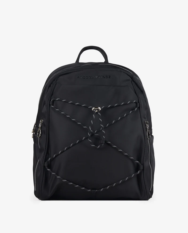MOCHILA CUERDAS NEGRO