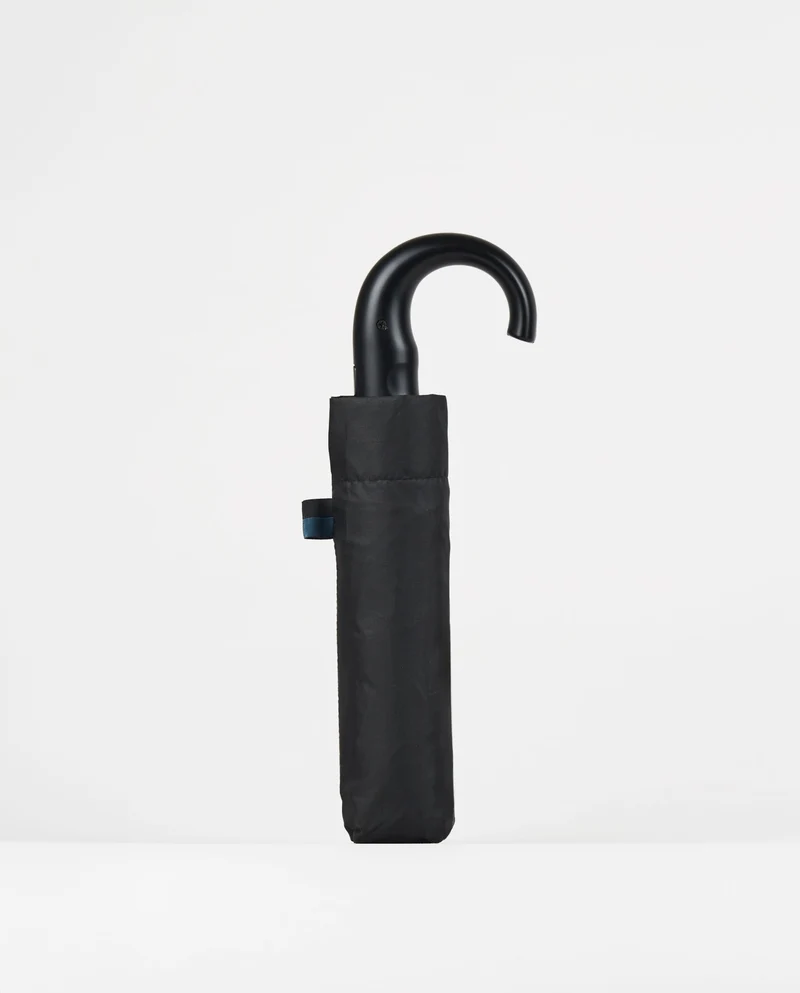 PARAGUAS PLEGABLE AUTOMÁTICO CON MANGO CURVO