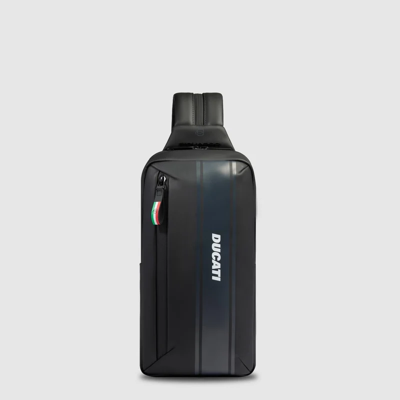 Zaino monospalla uomo "Piquadro x Ducati"