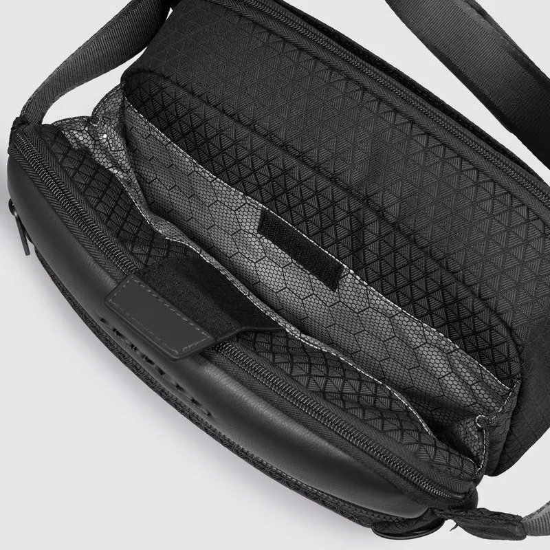 Marsupio uomo sportivo in tessuto riciclato