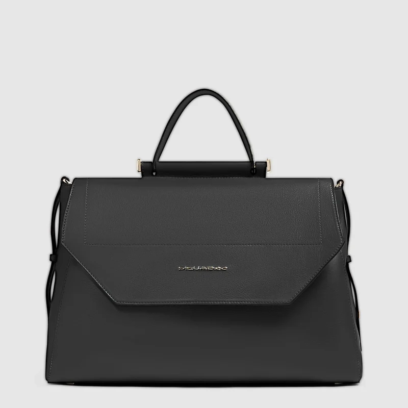 Borsa donna modello satchel in pelle porta pc 14"