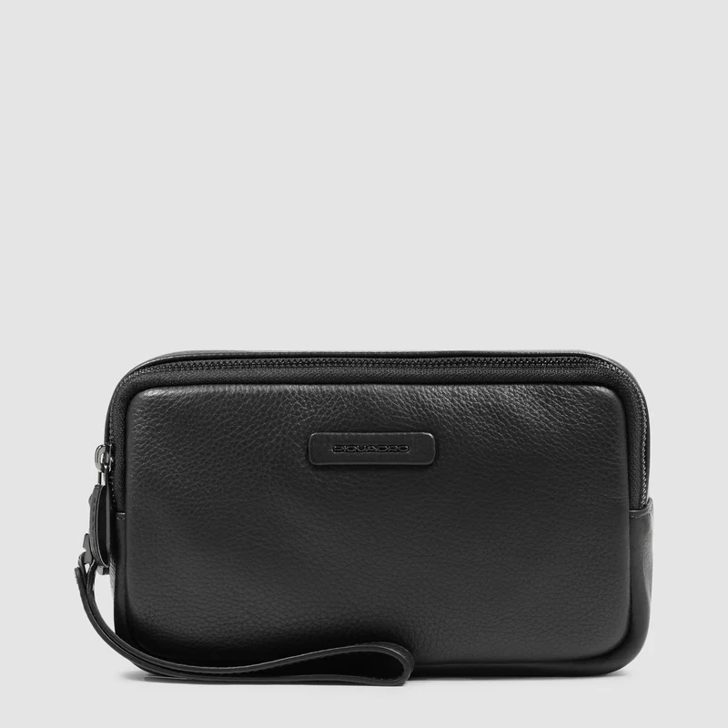 Pochette uomo a due scomparti