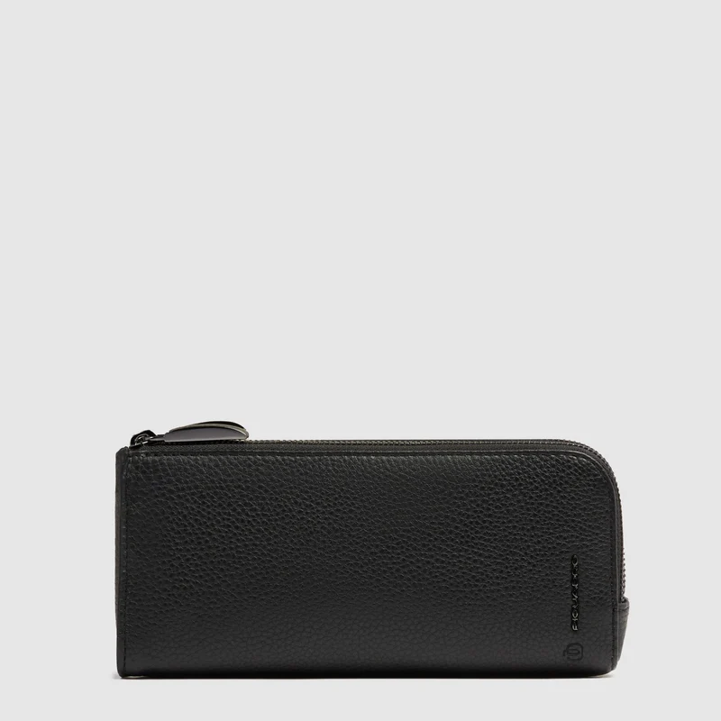 Pochette uomo in pelle portaocchiali