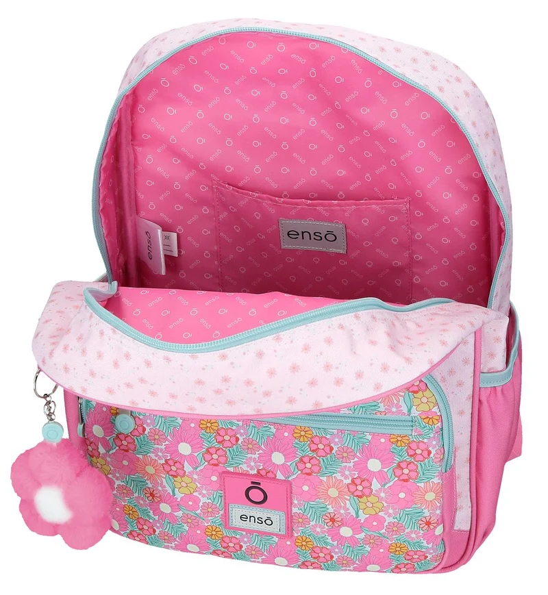 99323T1 MOCHILA ADAP. 38CM. C/CARRO. ENSO GIRL ZONE