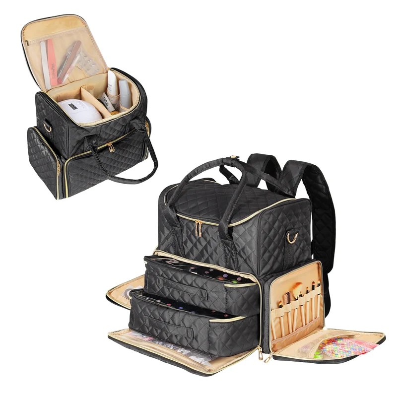 Sac de Rangement Vernis à Ongle (Noir)