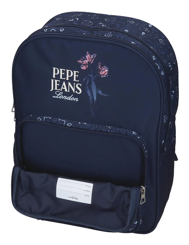 61222V2 MOCHILA ADAP. 40CM 2C. C/CARRO. PJL LENAY MARINO