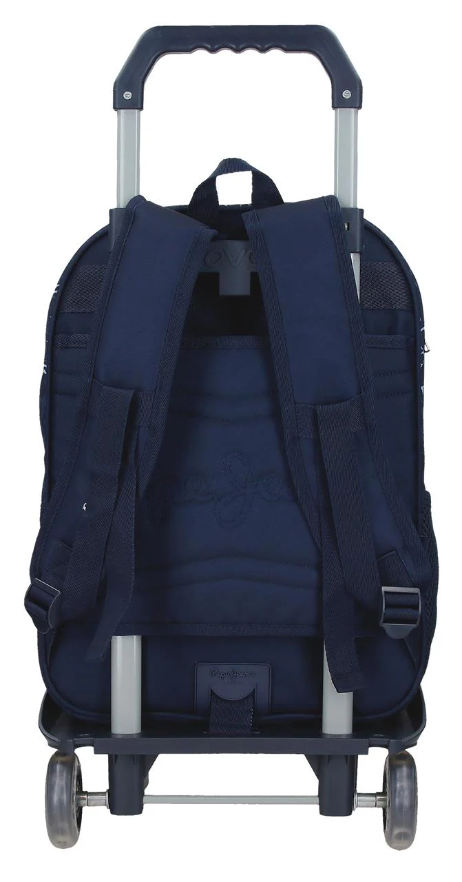 61222V2 MOCHILA ADAP. 40CM 2C. C/CARRO. PJL LENAY MARINO
