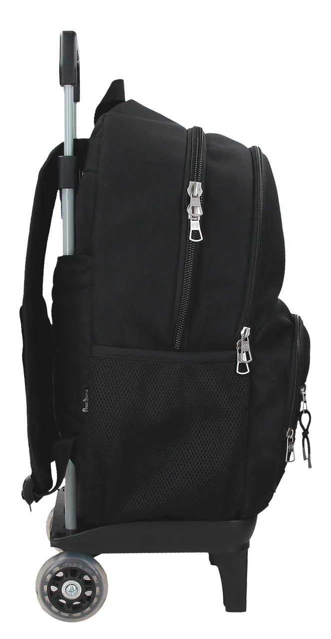 61625V1 MOCHILA ADAP. 46CM 2C. C/CARRO. PJL EDWARD NEGRO