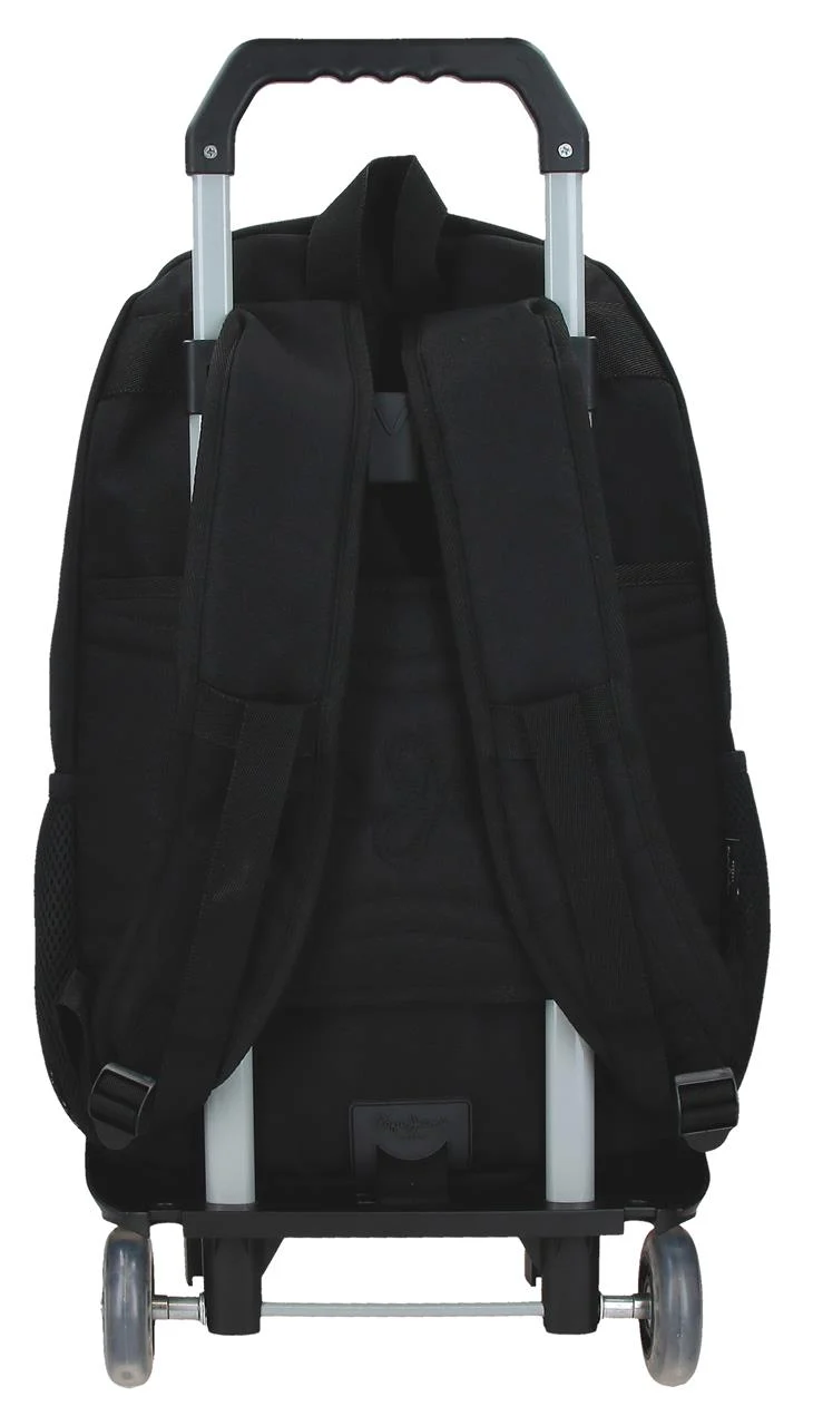 61625V1 MOCHILA ADAP. 46CM 2C. C/CARRO. PJL EDWARD NEGRO