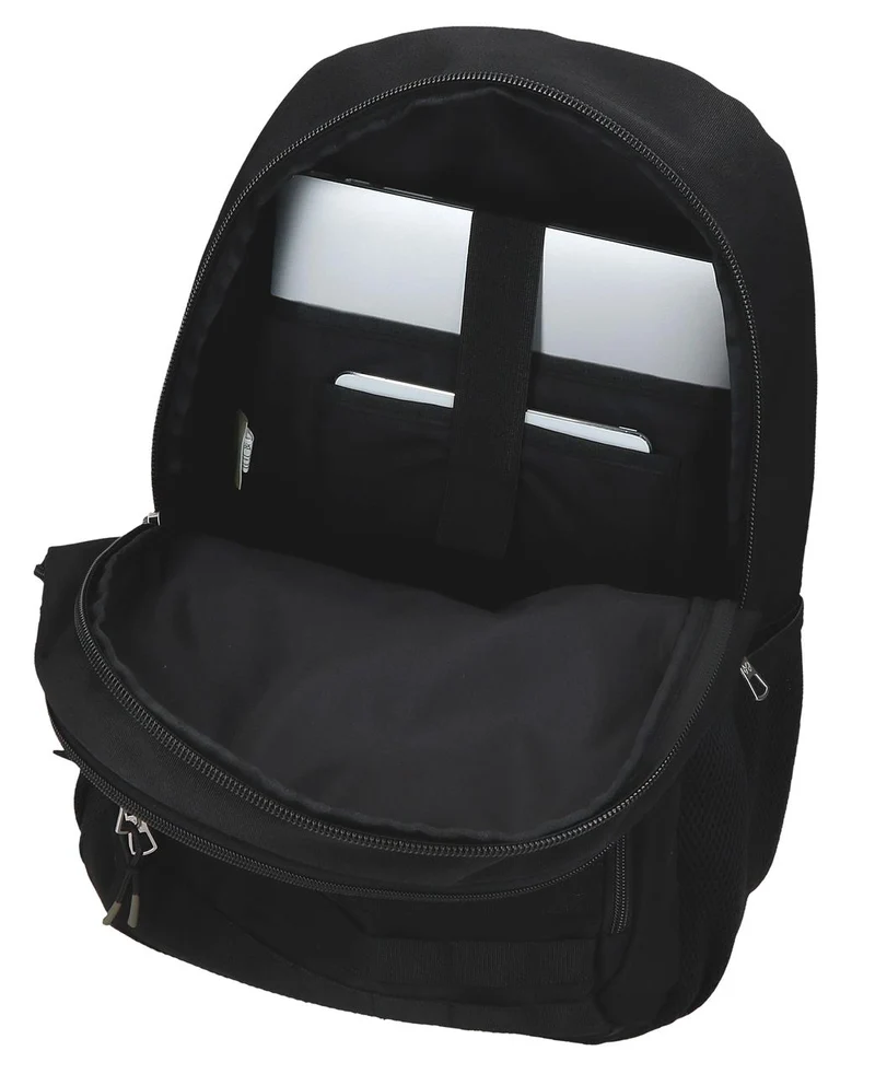 61625V1 MOCHILA ADAP. 46CM 2C. C/CARRO. PJL EDWARD NEGRO