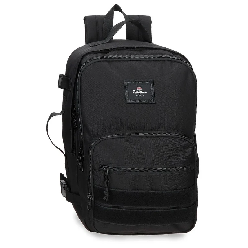 6332521 MOCHILA ADAP. 40CM. PJL ARIS EVERGREEN NEGRO