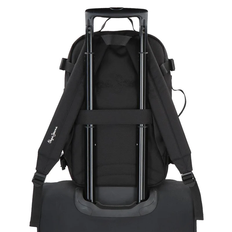 6332521 MOCHILA ADAP. 40CM. PJL ARIS EVERGREEN NEGRO