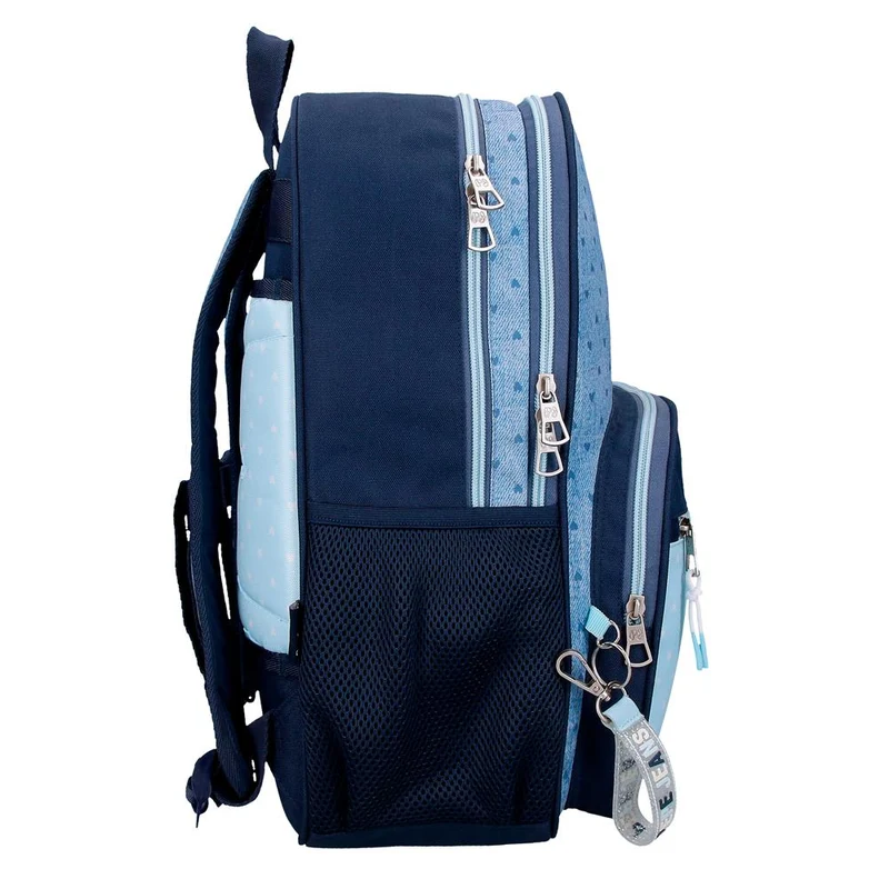 68222D2 MOCHILA ADAP. 40CM 2C. PJL NONI DENIM AZUL CLARO
