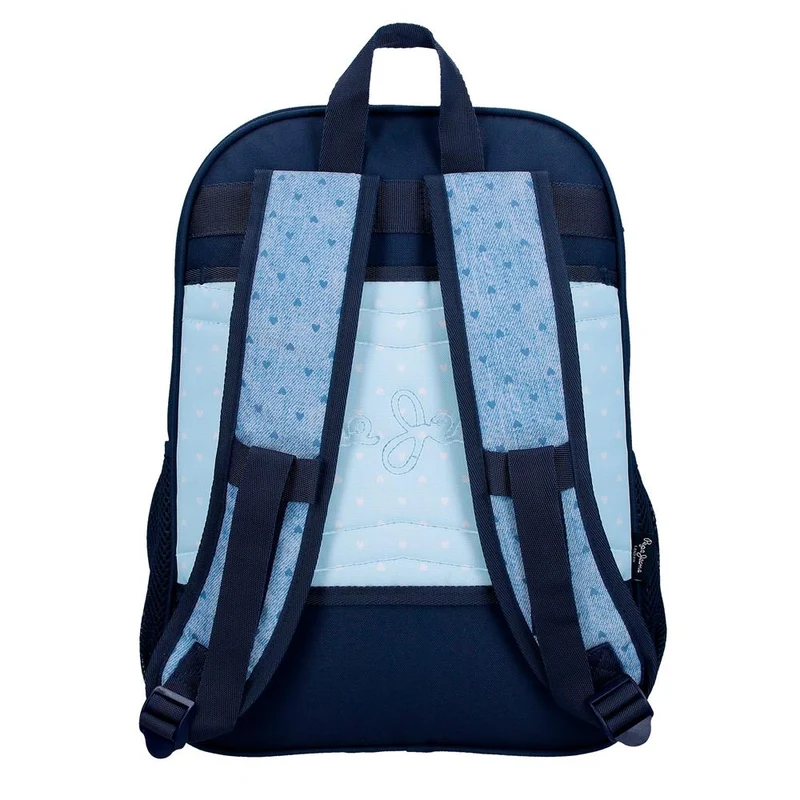 6822222 MOCHILA 40CM 2C. PJL NONI DENIM AZUL CLARO