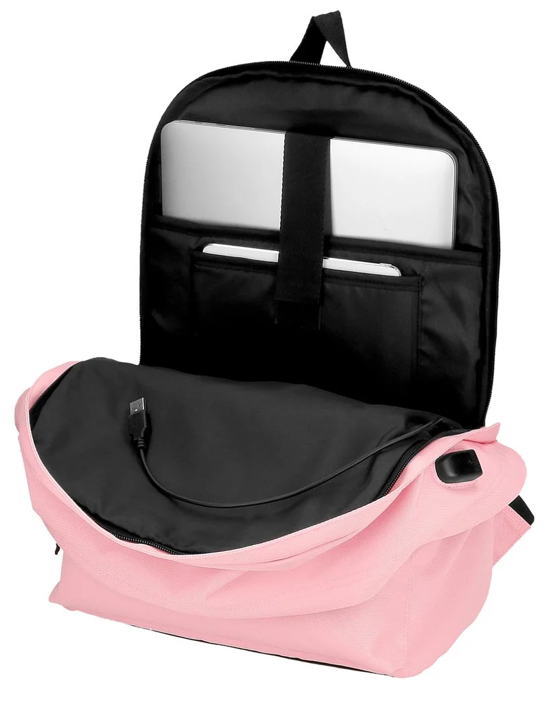 63224C5 MOCHILA PORTAORD. 44CM 2C. PJL ARIS COLORFUL ROSA