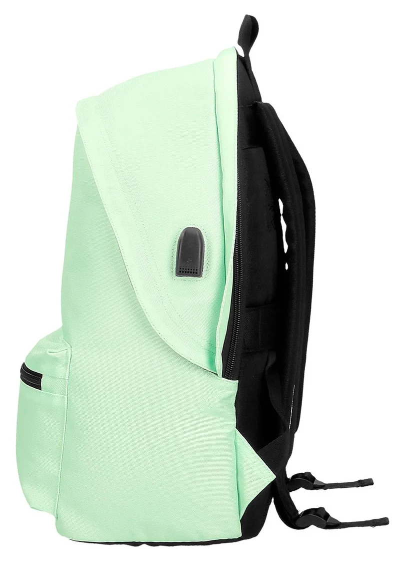 63224C7 MOCHILA PORTAORD. 44CM 2C. PJL ARIS COLORFUL VERDE C