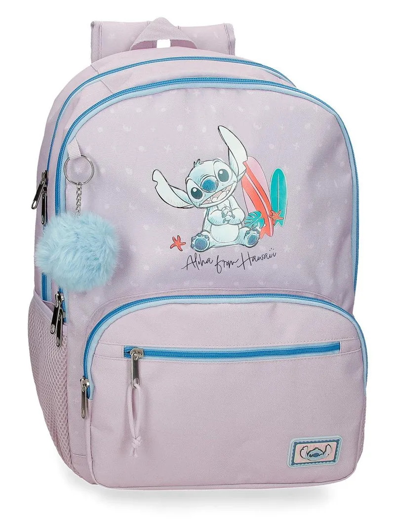 33124F1 MOCHILA ADAP. 44CM 2C. STITCH FROM HAWAII