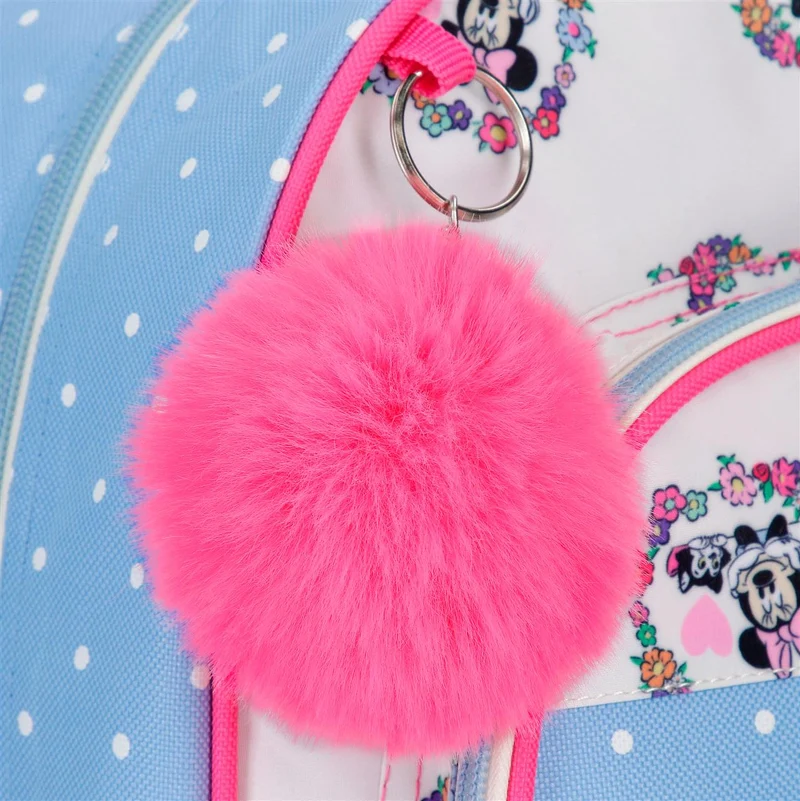 43123V1 MOCHILA ADAP. 40CM. C/CARRO. MINNIE FLOWERS