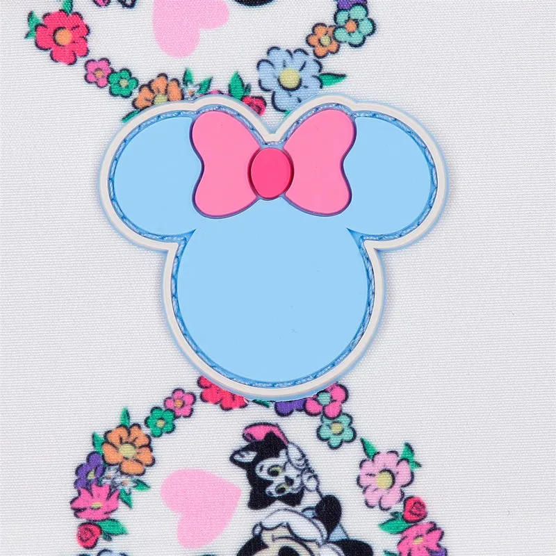 43123V1 MOCHILA ADAP. 40CM. C/CARRO. MINNIE FLOWERS