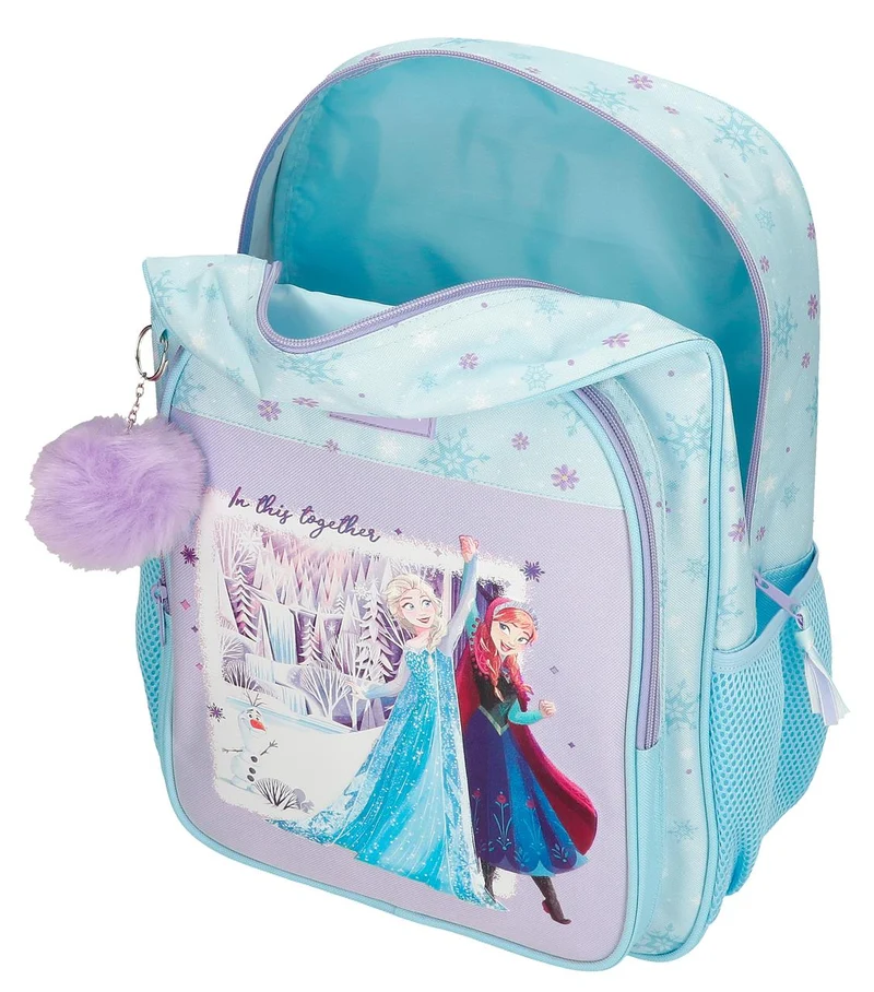43323V1 MOCHILA ADAP. 40CM. C/CARRO. FROZEN IN THIS TOGETHER