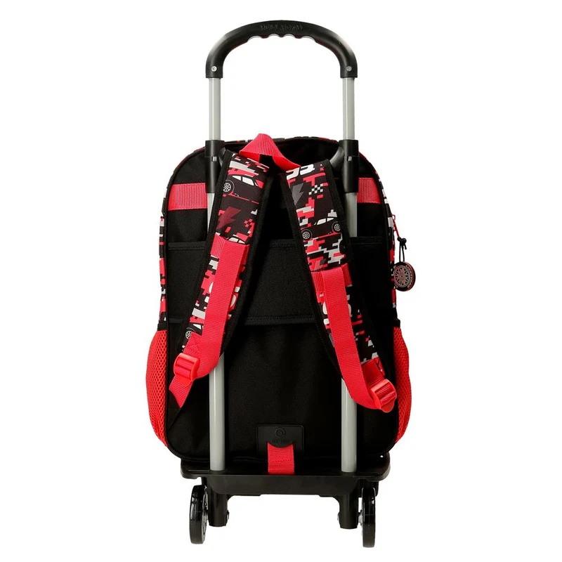 42123V1 MOCHILA ADAP. 40CM. C/CARRO CARS MCQUEEN RED