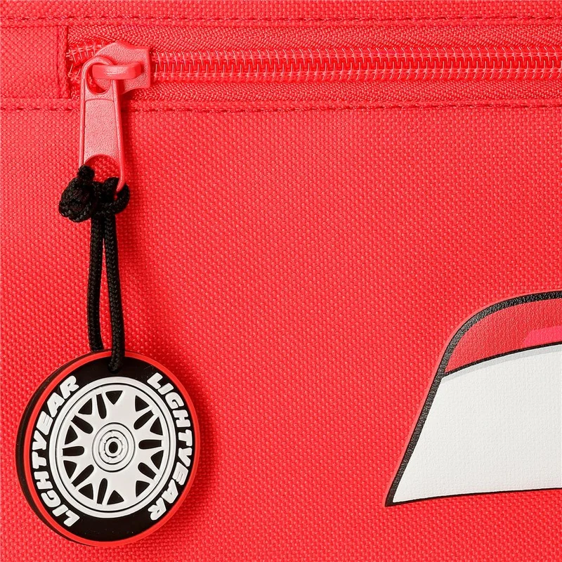 42123V1 MOCHILA ADAP. 40CM. C/CARRO CARS MCQUEEN RED