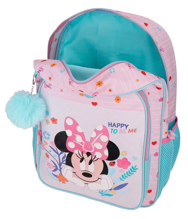 43223V1 MOCHILA ADAP. 40CM. C/CARRO. MINNIE HAPPY TO BE ME