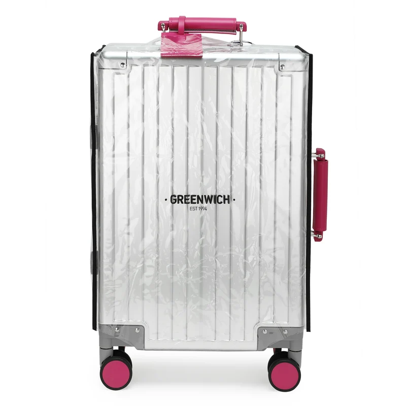 GREENWICH Maleta de cabina 100% Aluminio con ruedas desmontables NEW JERSEY