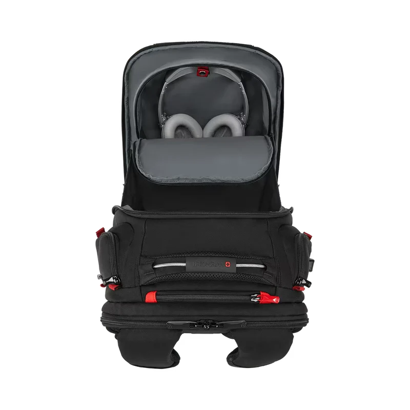WENGER TECH PLAYERONE Mochila para laptop para videojuegos de 17.3" con bolsillo para tablet