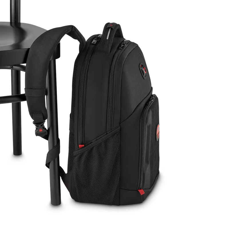 WENGER TECH PLAYERMODE Mochila para laptop para videojuegos de 15.6" con bolsillo para tablet