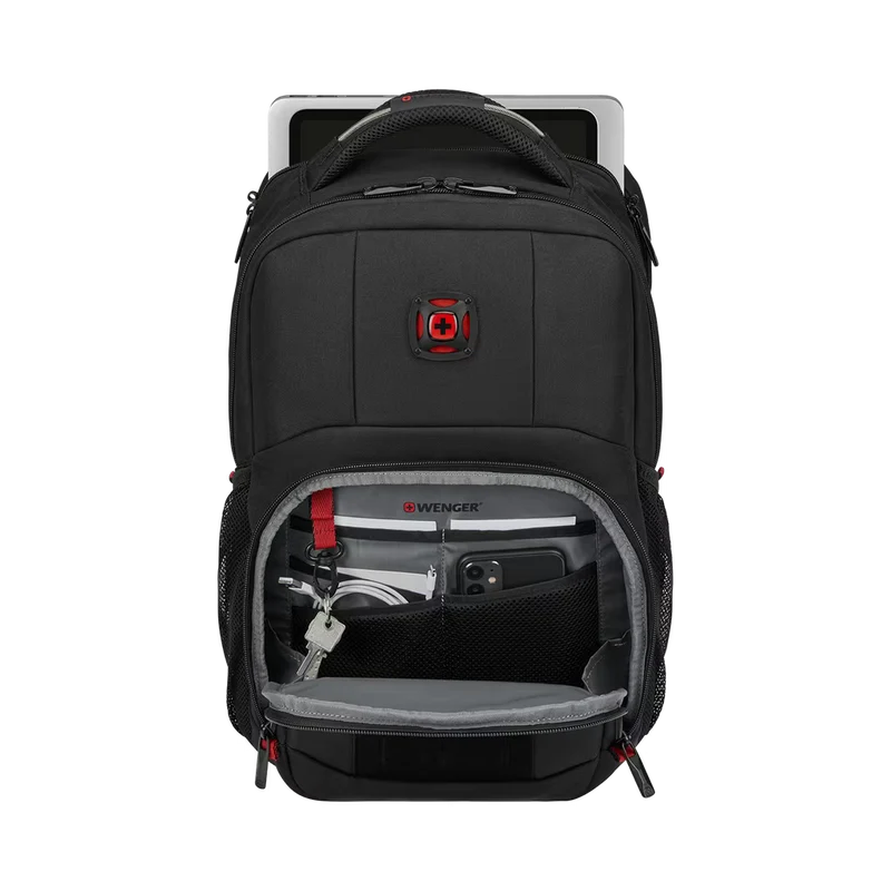 WENGER TECH PLAYERMODE Mochila para laptop para videojuegos de 15.6" con bolsillo para tablet