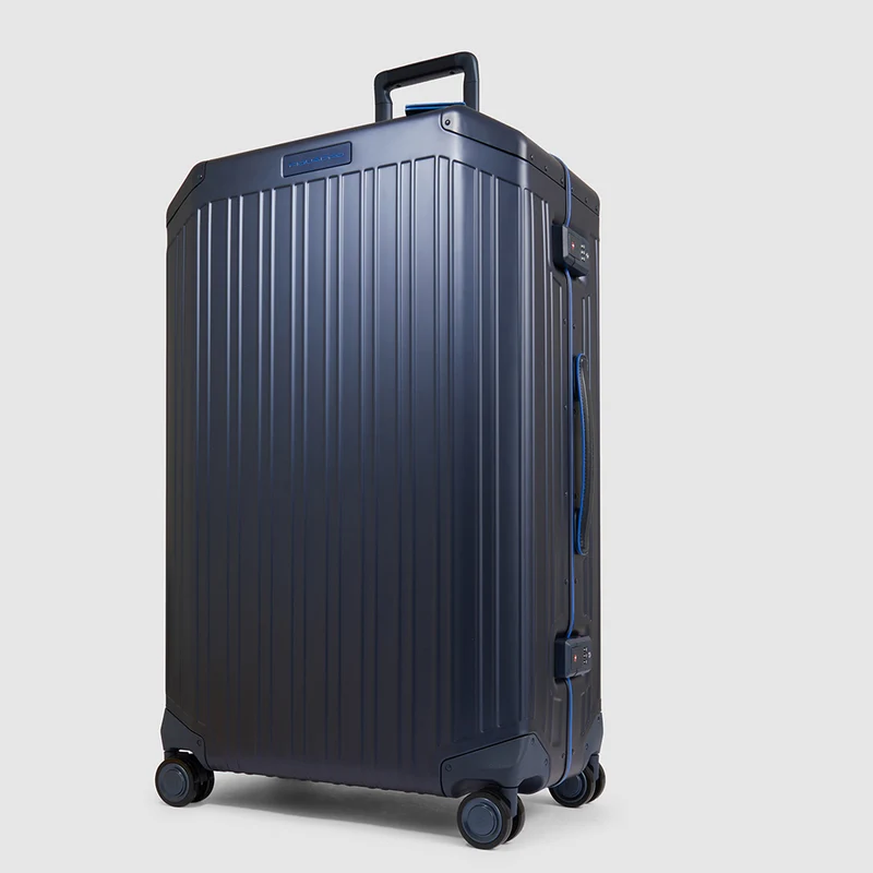 PIQUADRO MALETA GRANDE EN ALUMINIO Y PIEL PQ-ALUB2 79cm
