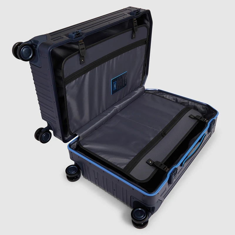 PIQUADRO MALETA GRANDE EN ALUMINIO Y PIEL PQ-ALUB2 79cm